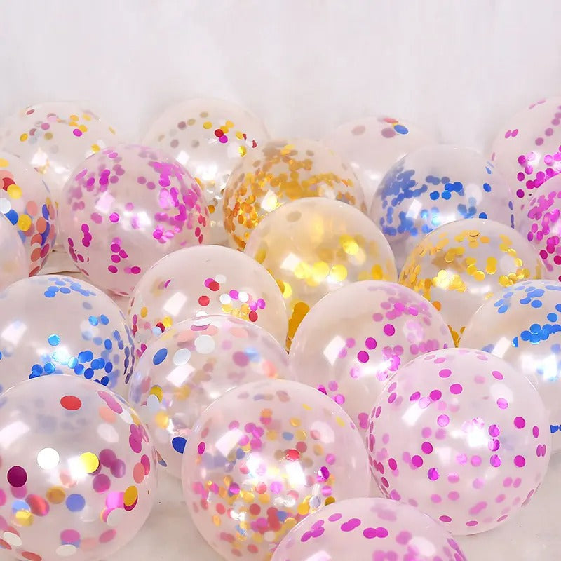 Multicolor Confetti Balloons for party decoration