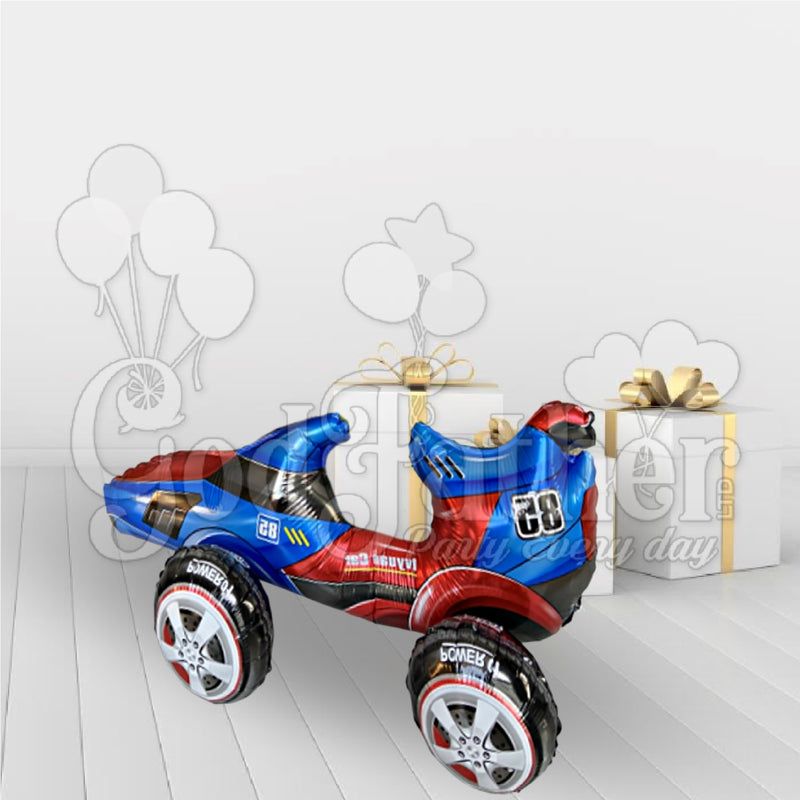 Racing Car Foil Balloon for kids birthday party decoration