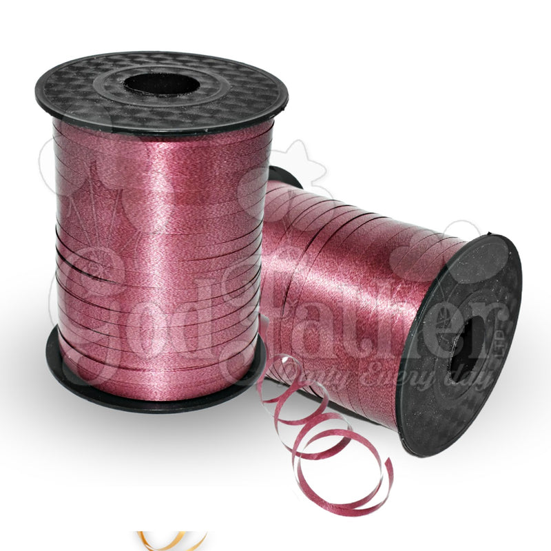 Plain Burgundy Curling Ribbons for gift wrapping
