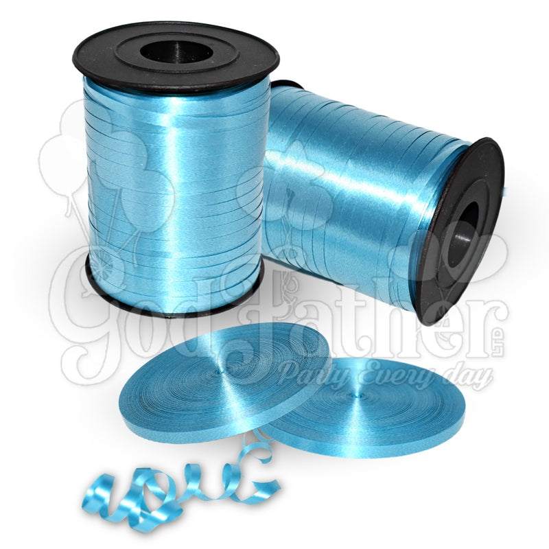 Turquoise Blue Plain Curling Ribbon for gift wrapping