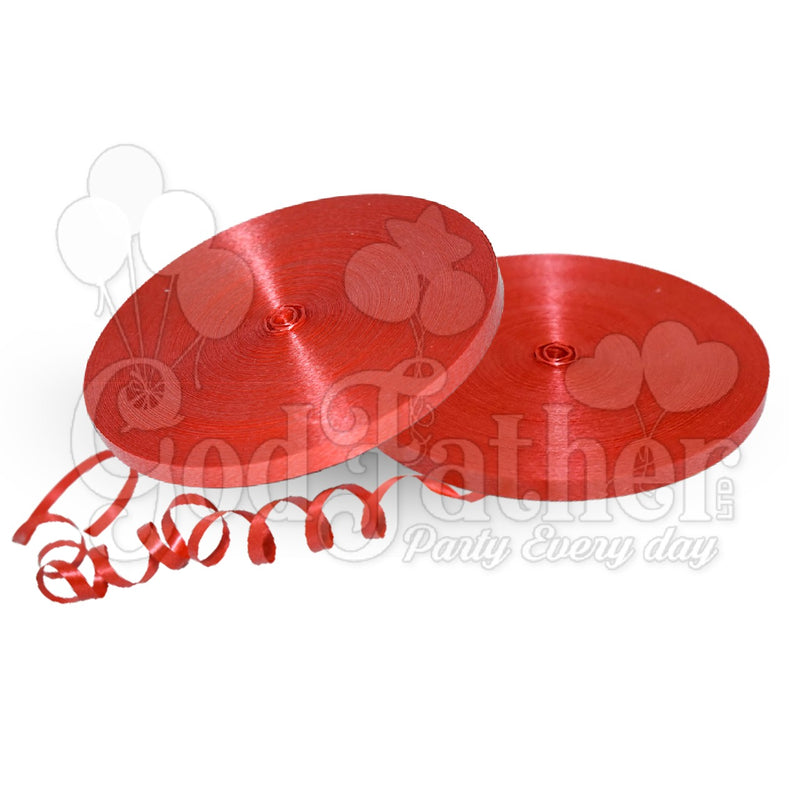 Plain Red Curling Ribbons for gift wrapping