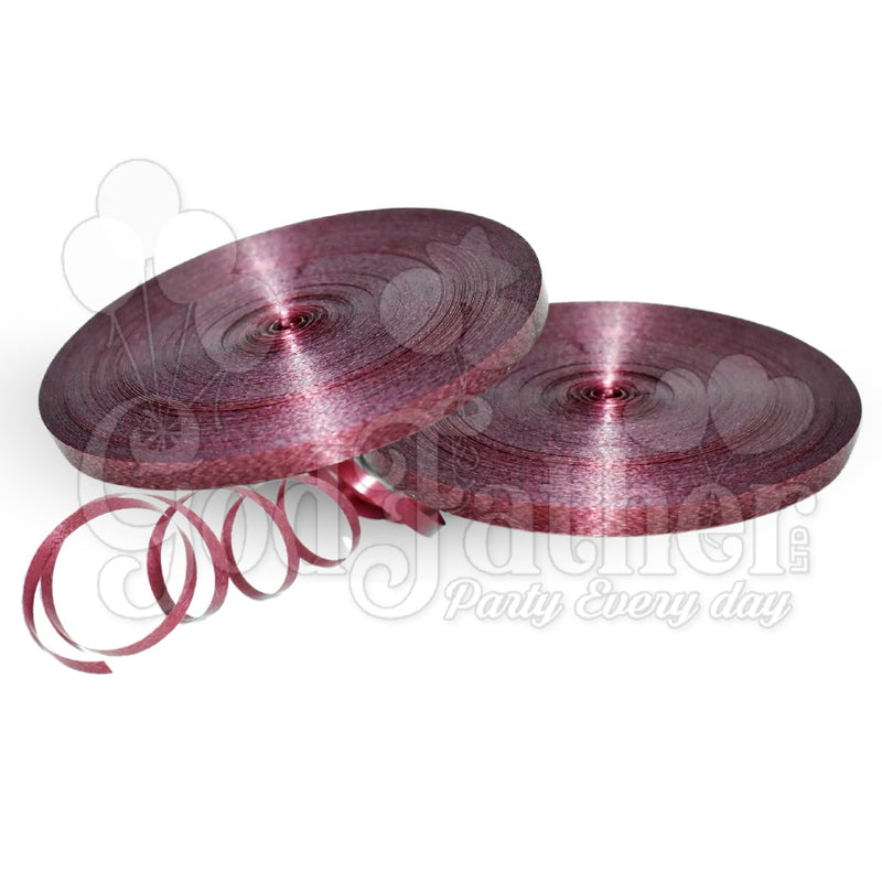 Plain Burgundy Curling Ribbons for gift wrapping