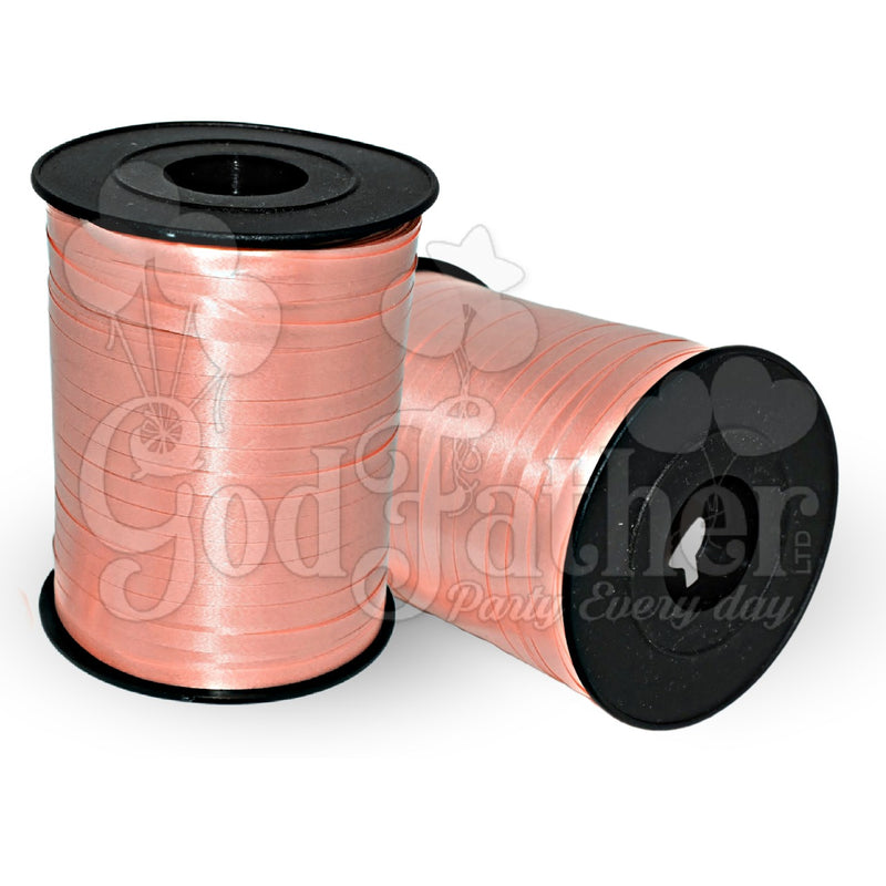 Rose Gold Plain Curling Ribbon for gift wrapping