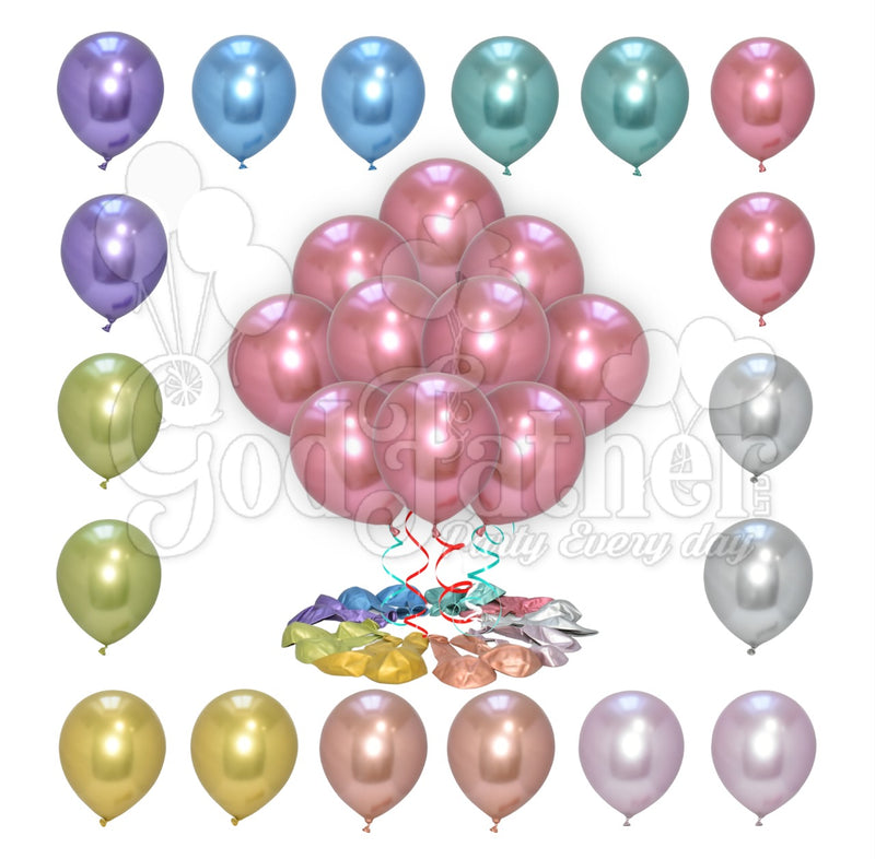 Pink Chrome Balloons for party decoration