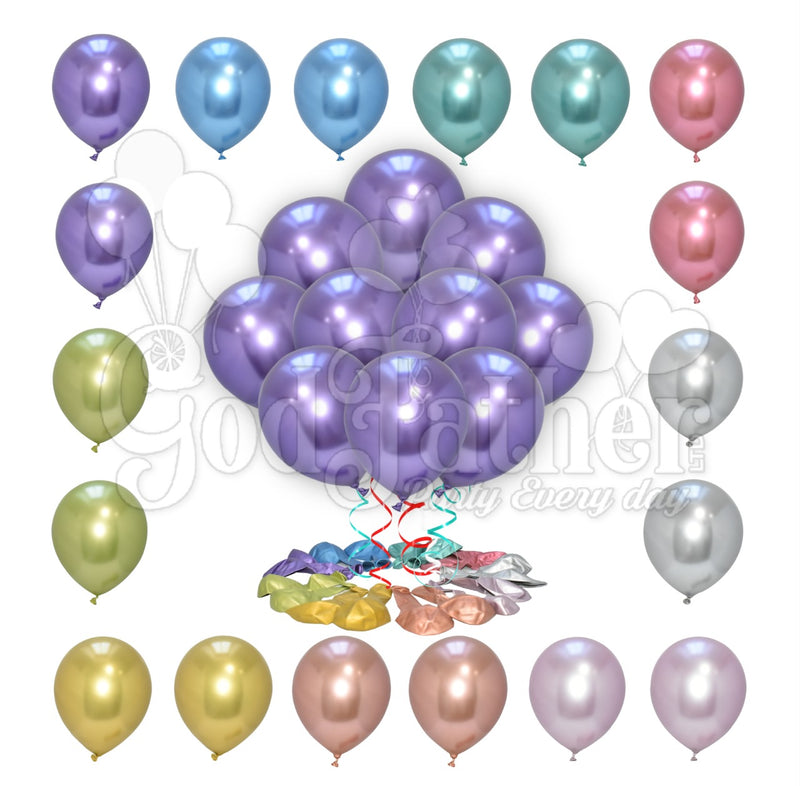 Purple Chrome Balloons for kids party decoration