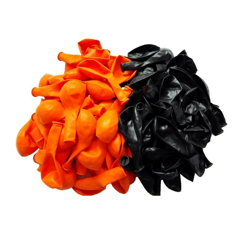 Buy Orange Black Balloons