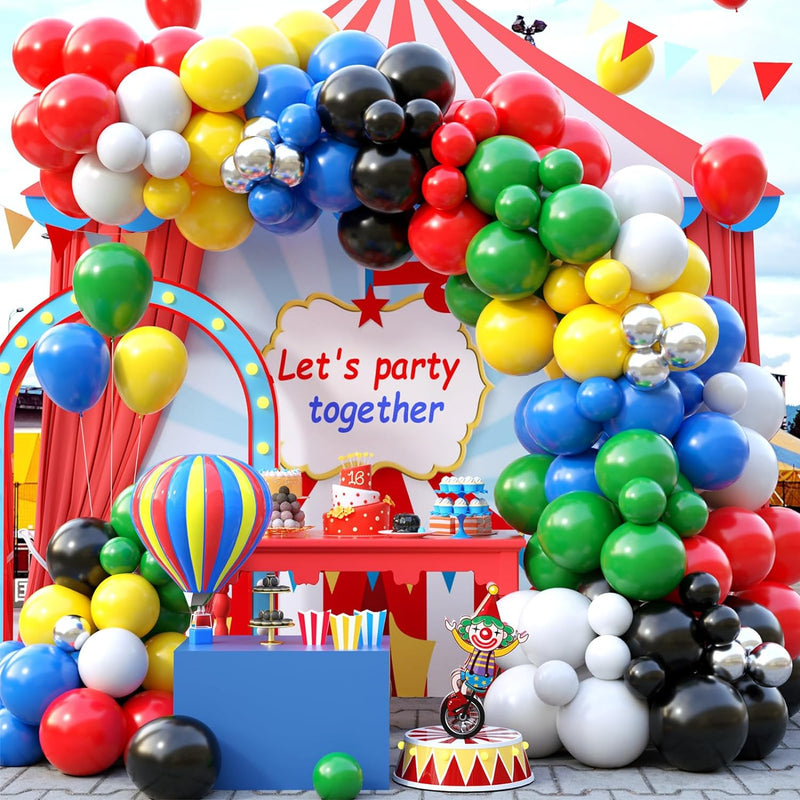Multi Colour Balloons Arch 