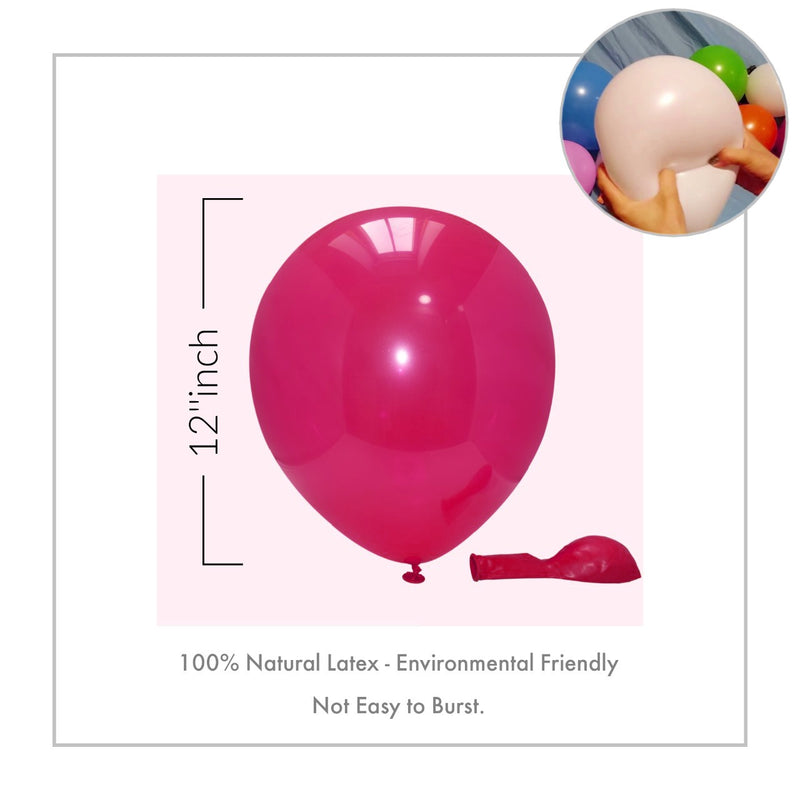 Burgundy Plain Balloons