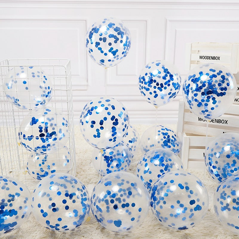 Buy Blue Confetti Balloons
