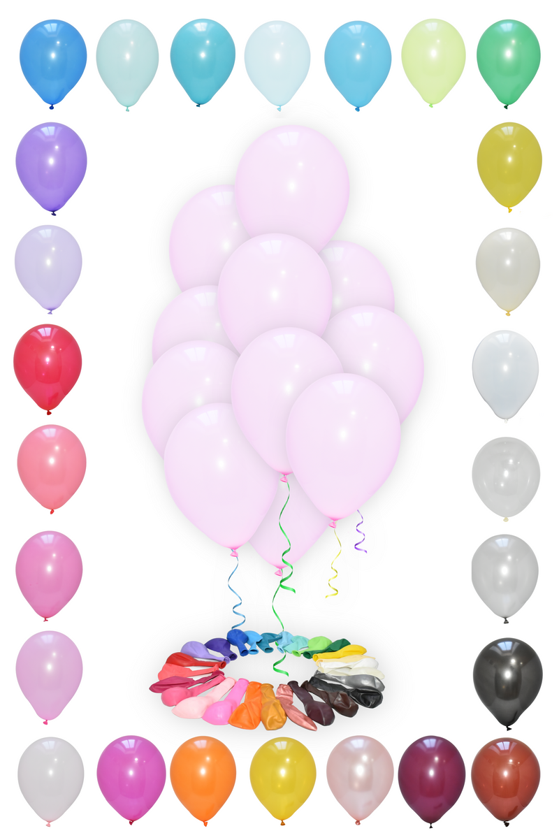 Baby Pink Plain Helium Balloons