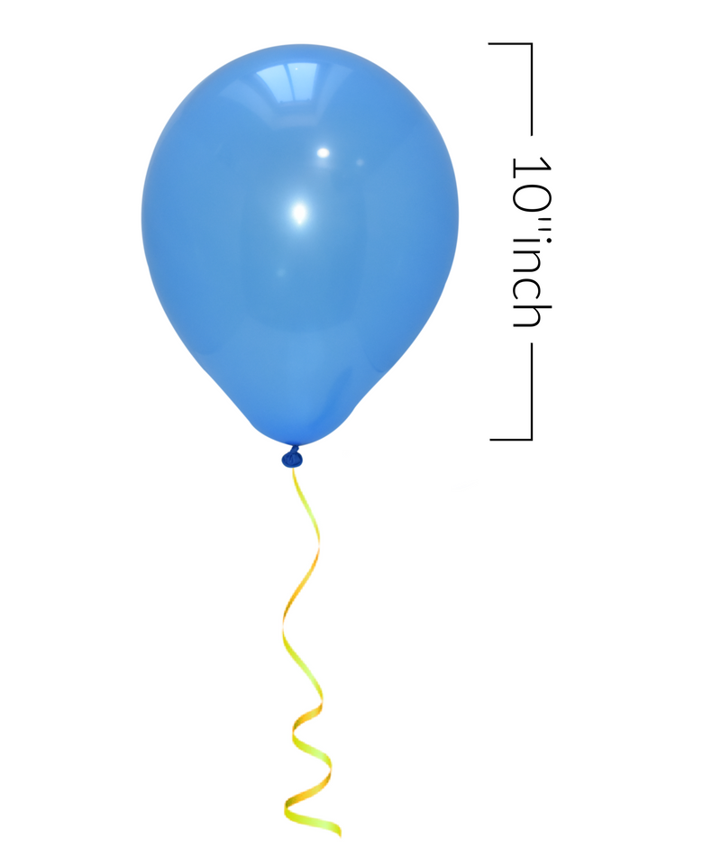 Blue Plain balloons