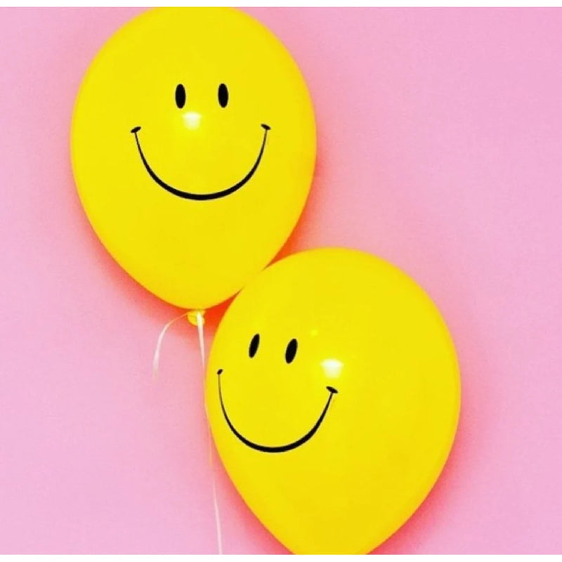 Smile Balloons Helium Latex Ballons for Kids Birthday Party Decoration
