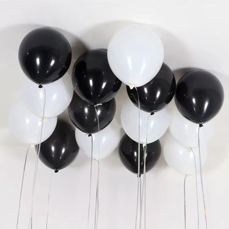 Black-White Balloon Combo Pack