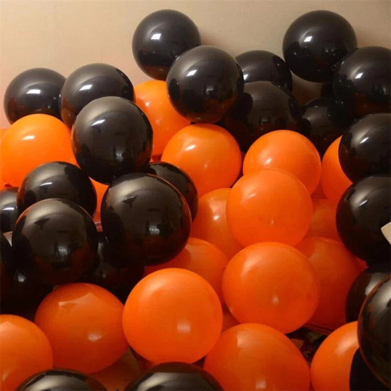 Black and Orange Balloons for Halloweens decoration
