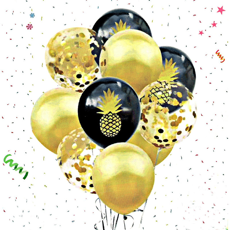 Multi Style Pineapple Printed Balloons for party decoration