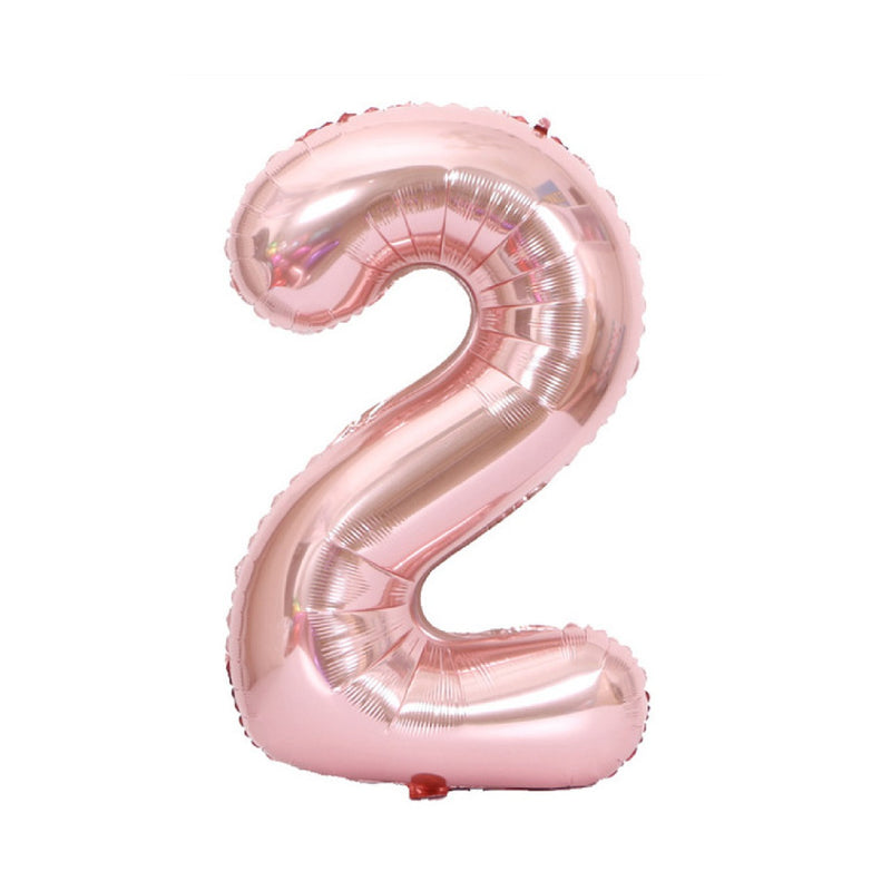 foil rose gold number balloons, number balloons, rose gold balloons, birthday balloons in uk, party decorations items in uk, party supplies in uk, party supplier in uk, party decoration uk