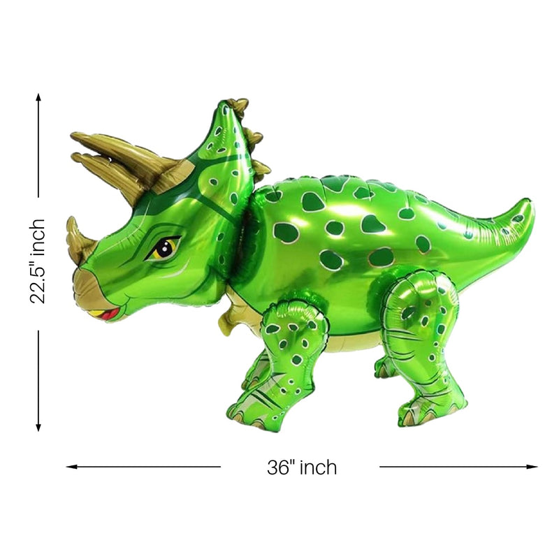 Triceratops Foil Balloon for kids birthday party decoration