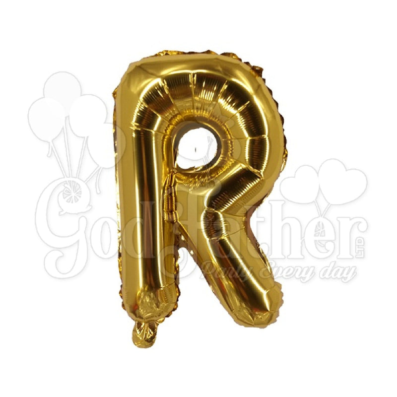 Letter R Foil Balloon, Happy Birthday foil, Foil Balloons, Foil Balloons Alphabets balloon, Gold Foil balloons