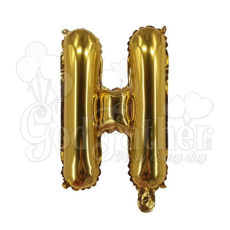 Gold Foil Alphabet Balloons for party decoration