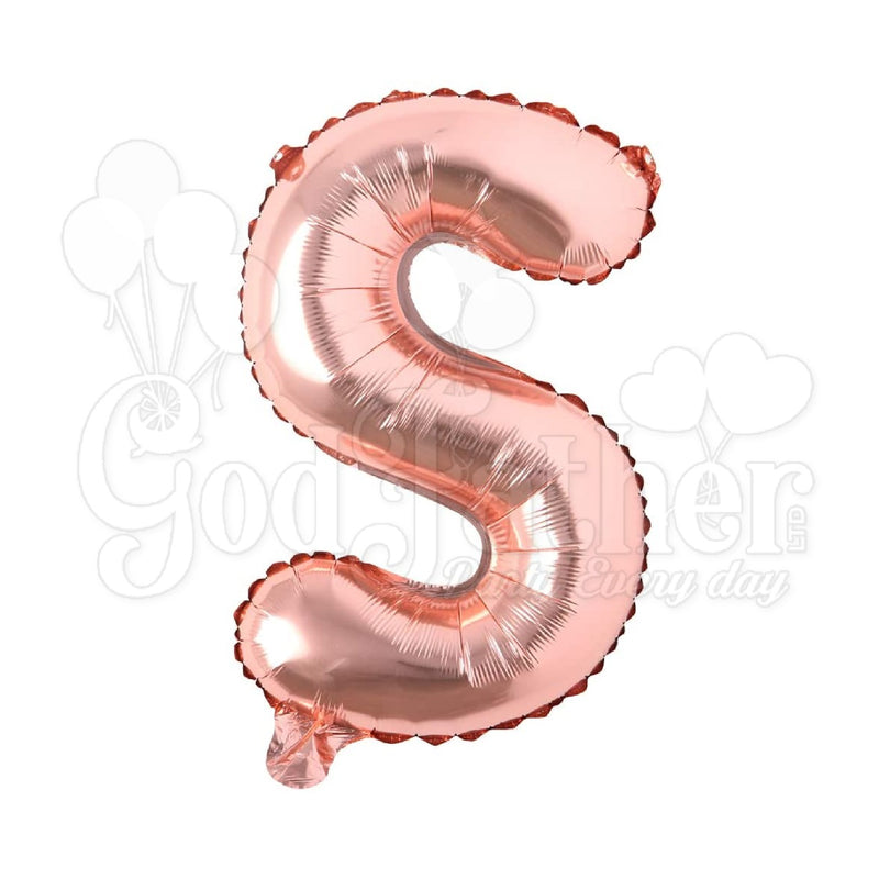  Letter S Foil Balloon, Happy Birthday foil, Foil Balloons, Foil Balloons Alphabets balloon, Rose Gold Foil balloons