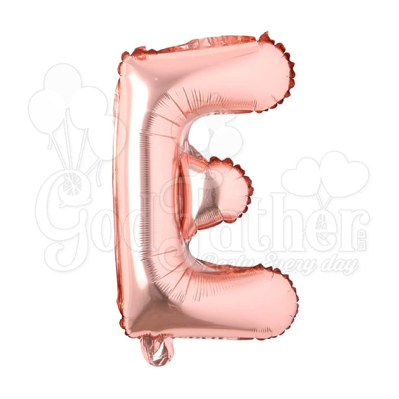  Letter E Foil Balloon, Happy Birthday foil, Foil Balloons, Foil Balloons Alphabets balloon, Rose Gold Foil balloons