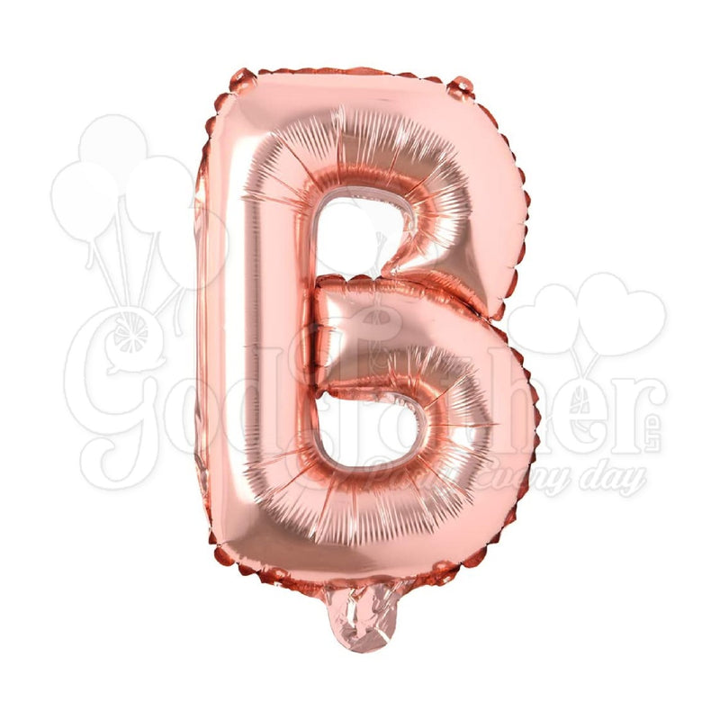  Letter B Foil Balloon, Happy Birthday foil, Foil Balloons, Foil Balloons Alphabets balloon, Rose Gold Foil balloons