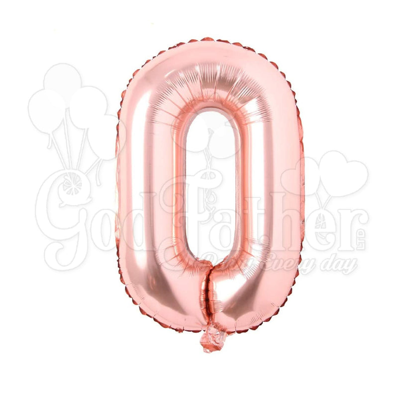  Letter O Foil Balloon, Happy Birthday foil, Foil Balloons, Foil Balloons Alphabets balloon, Rose Gold Foil balloons