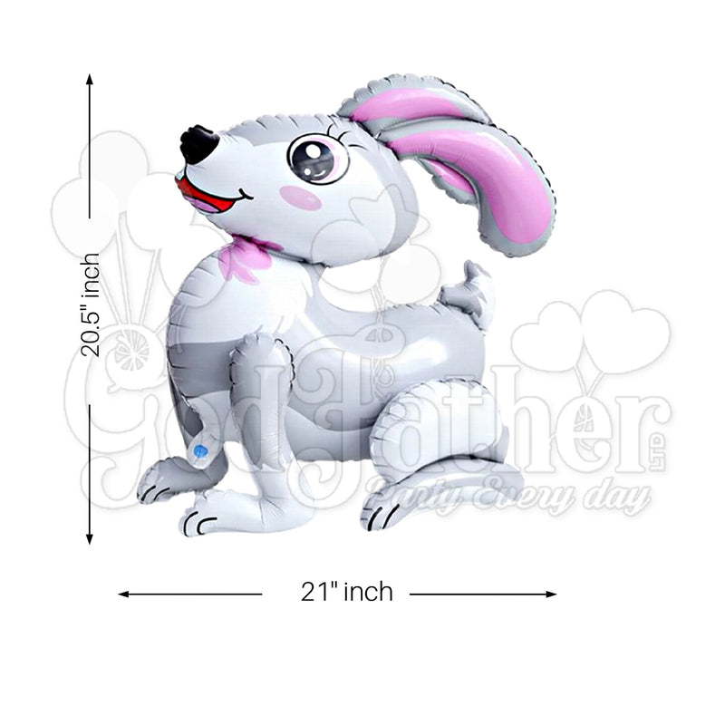 Rabbit Foil Balloon for kids birthday party decoration