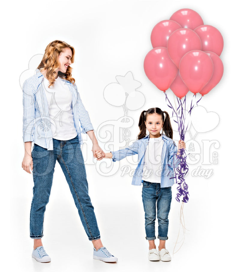 Red Pastel Helium Balloons for party decoration