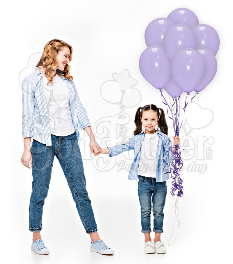 Purple Pastel birthday balloons for party decoration