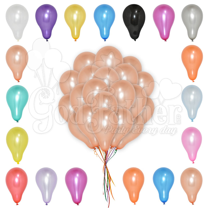 Orange Metallic Balloons for party decoration