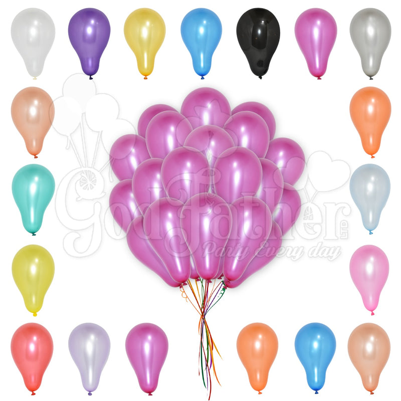 Hot Pink metallic balloon for party decoration