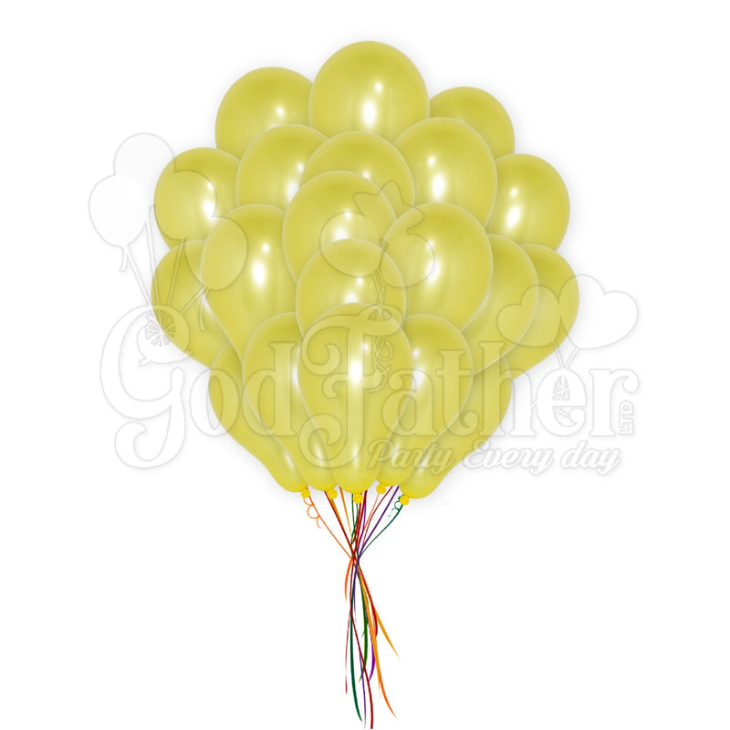 Yellow Metallic Balloons 5"Inch, Yellow Balloons, Metallic Balloons, birthday balloons in uk, party decorations items in uk, party supplies in uk, party supplier in uk, party decoration uk