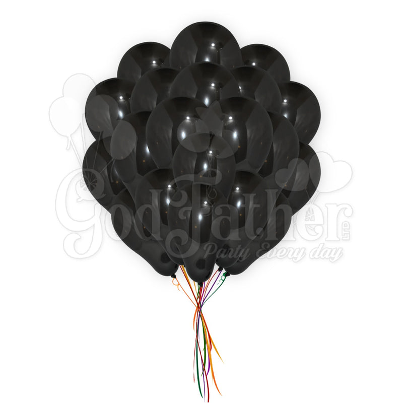Black Metallic Balloons 5"Inch, Metallic Balloons, Black Balloons, birthday balloons in uk, party decorations items in uk, party supplies in uk, party supplier in uk, party decoration uk