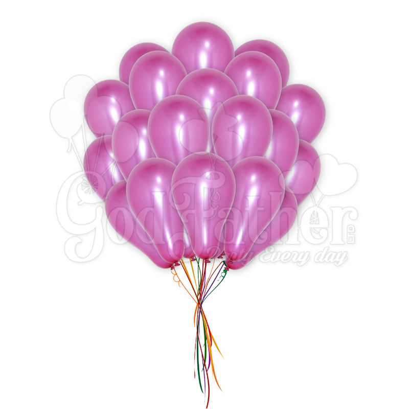 Hot Pink metallic balloon for party decoration