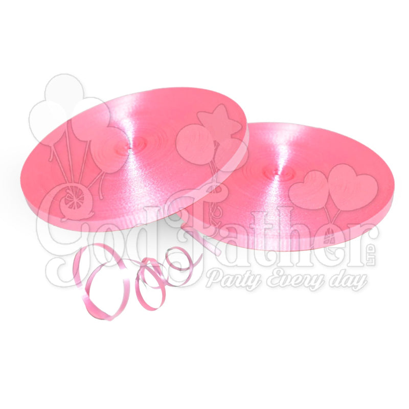 Classic Pink Curly Ribbon, Curly Ribbons, Ribbons for decoration, birthday balloons in uk, party decorations items in uk, party supplies in uk, party supplier in uk, party decoration uk