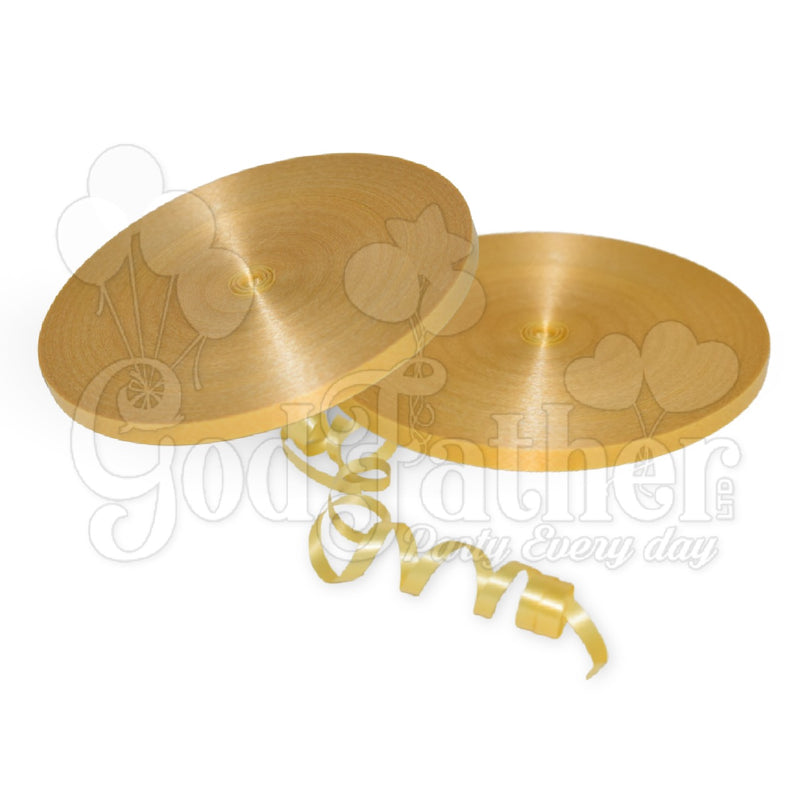 Plain Gold Curly Ribbon, Plain Gold Curly Ribbon Ribbon, Curly Ribbon, birthday balloons in uk, party decorations items in uk, party supplies in uk, party supplier in uk, party decoration uk