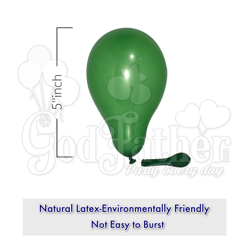 Plain Dark Green Latex Balloons for party decoration