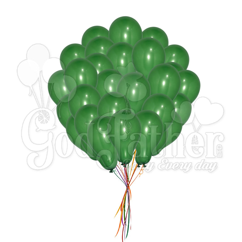 Plain Dark Green Latex Balloons for party decoration