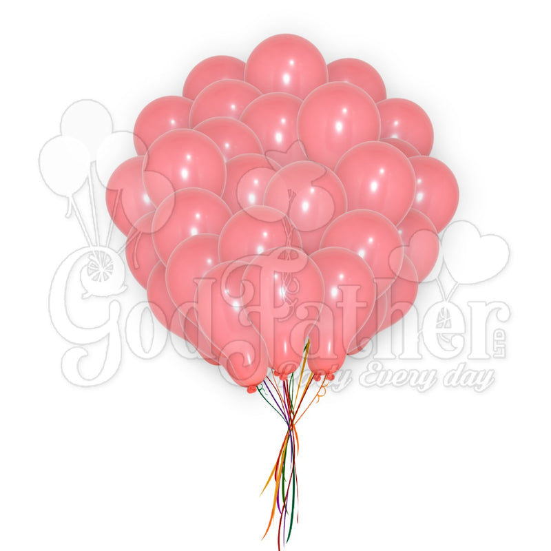 Plain Coral Red Latex Balloons for party decoration