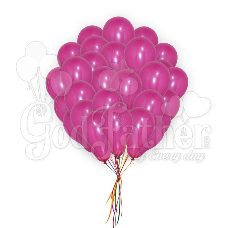 Plain Magenta Latex Balloons for party decoration