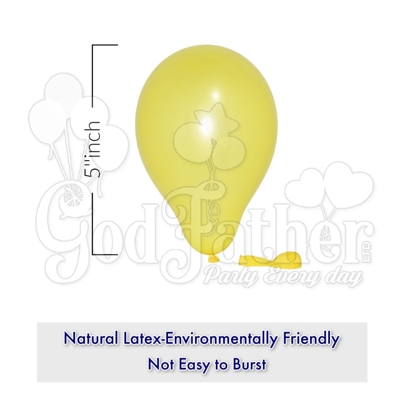 Yellow Latex Balloons for birthday party decoration
