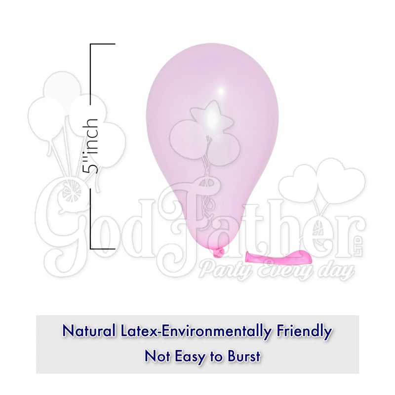 Plain Light Pink Latex Balloons for party decoration