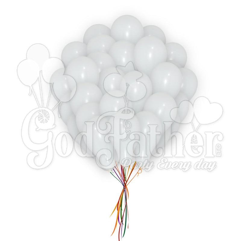 Plain White Latex Balloons for party decoration