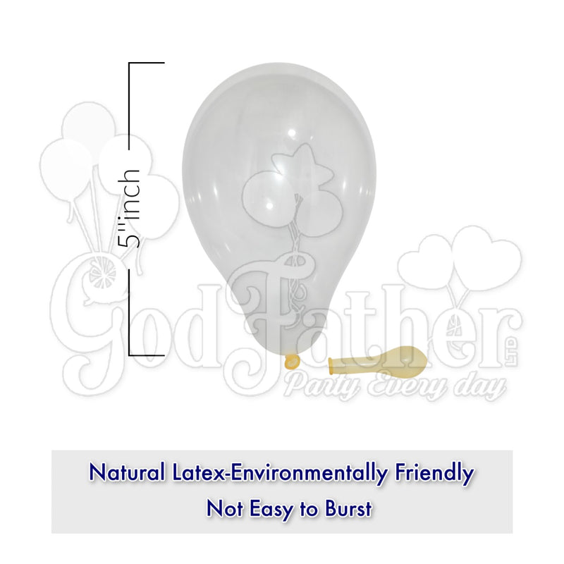Plain Clear Latex Balloons (5 Inch), Plain Clear Latex Balloons, Plain Clear Balloons, birthday balloons in uk, party decorations items in uk, party supplies in uk, party supplier in uk, party decoration uk
