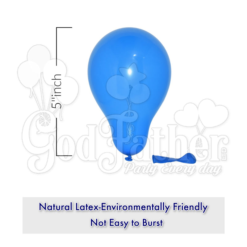 Plain Blue Latex Balloons for party decoration