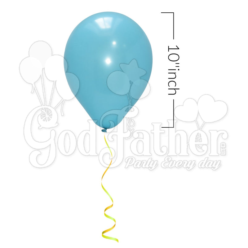 Turquoise Color Plain Balloons for party decoration