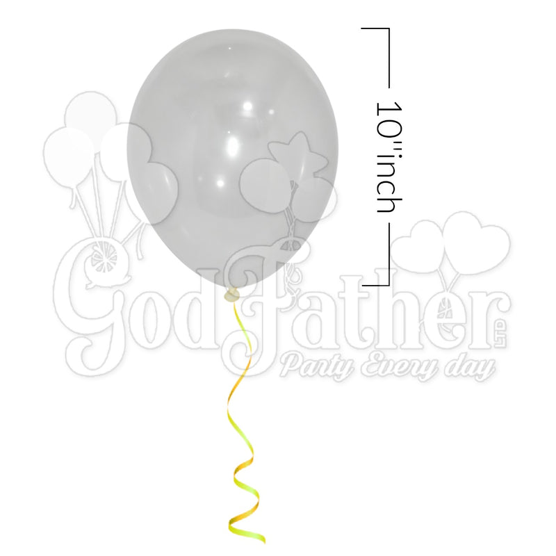 Clear Plain balloons 10" Inch, Clear Balloons, birthday balloons in uk, party decorations items in uk, party supplies in uk, party supplier in uk, party decoration uk