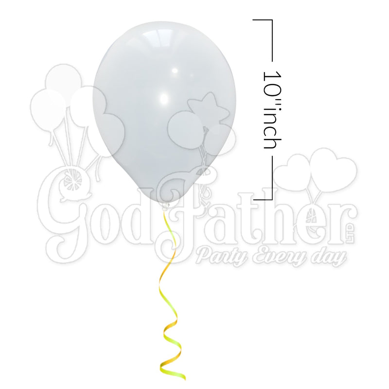 White Plain balloons 10" Inch, White Plain balloons, birthday balloons in uk, party decorations items in uk, party supplies in uk, party supplier in uk, party decoration uk