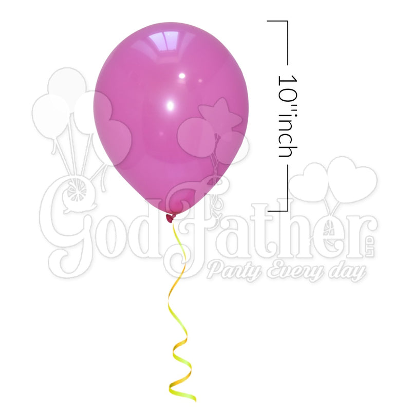 Hot Pink Color Plain Balloon for party decoration